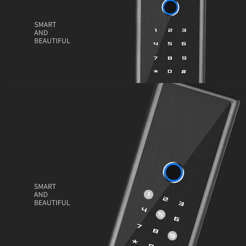 Умный отпечаток пальца Bluetooth wifi замок IC карта Пароль Клавиатура код электронный цифровой дверной замок для умного дома
