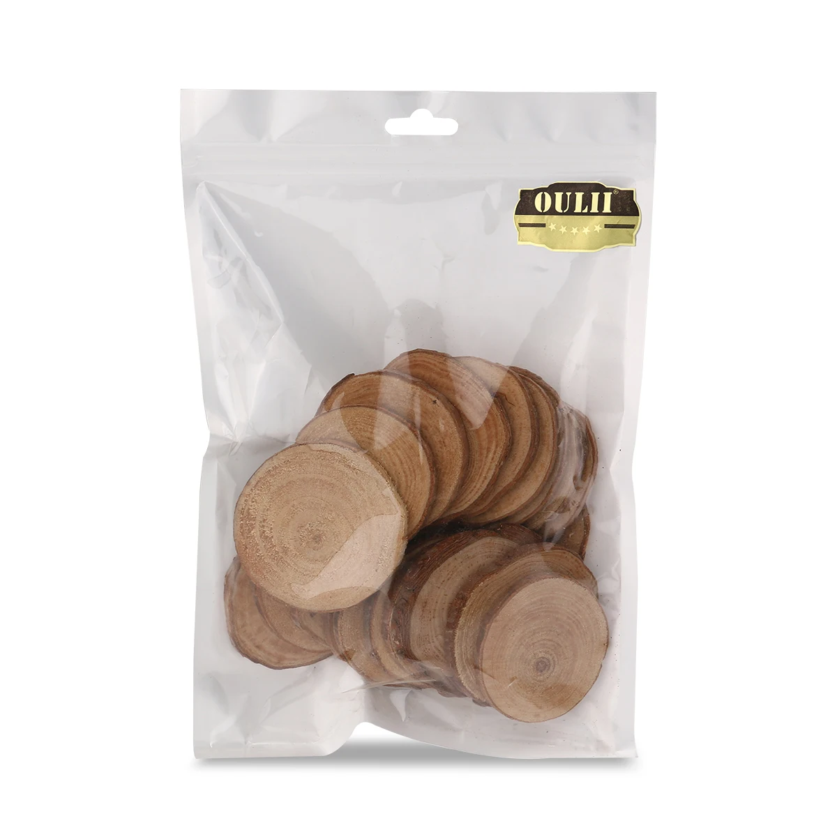 Round Wood Piece Photography Prop DIY Creative Simple Photo Prop Wood Piece With Desiccant for Wedding Festival Party 100pcs