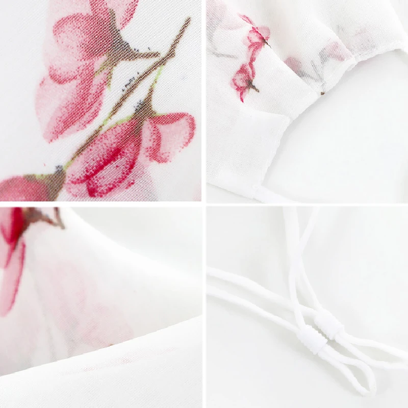 Chiffon Thin Sunscreen Face Mask Fashion Solid /Floral Printed Women Gauze Summer Masks Windproof Resuable Face Shield Wholesale