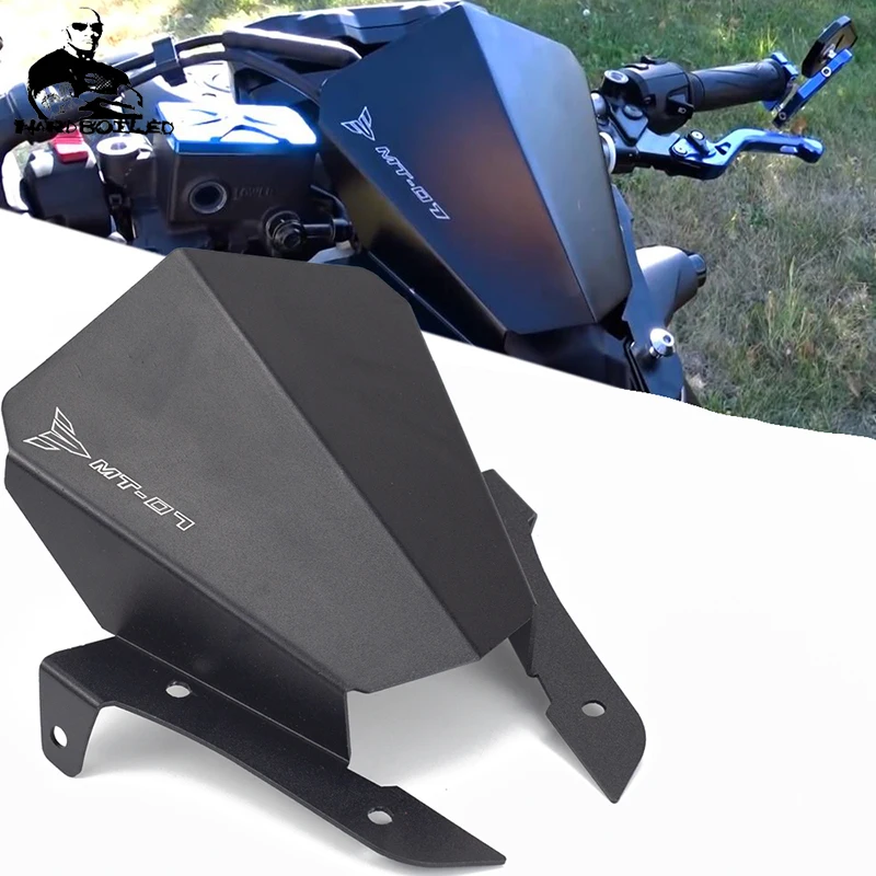 Для Yamaha MT07 MT 07 FZ07 FZ-07 2013- Мотокросс MT 07 MT09 ЧПУ алюминиевый мотоцикл лобовое стекло