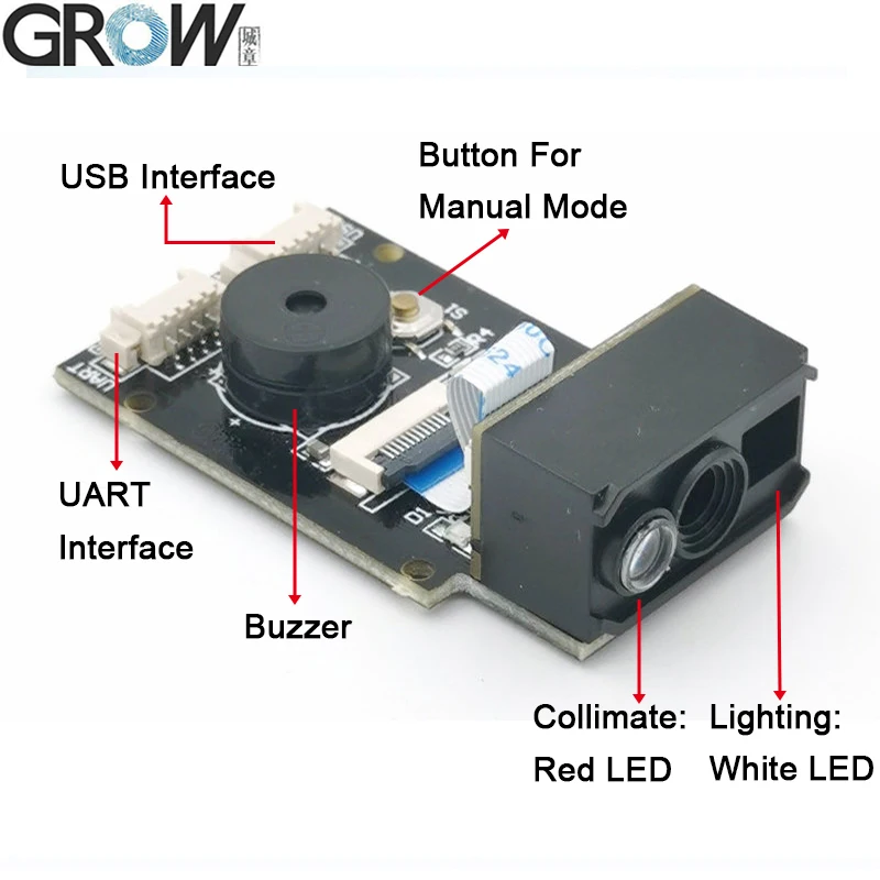 leitor de código de barras com usb,