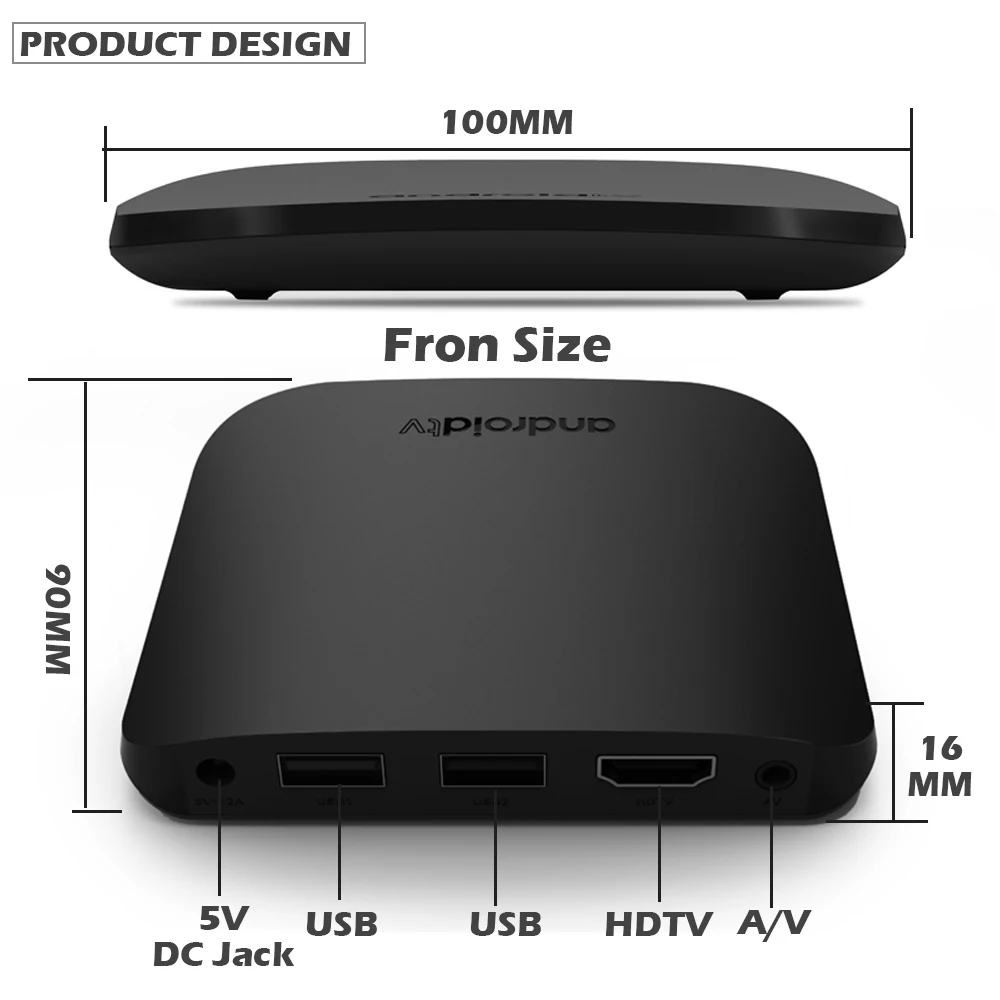 Mecool M8S PLUS W Amlogic S905W ТВ приставка Android 7,1 4K ультра тонкий смарт 2G ram 16G rom 2,4G WiFi HD телеприставка плеер Поддержка 3D