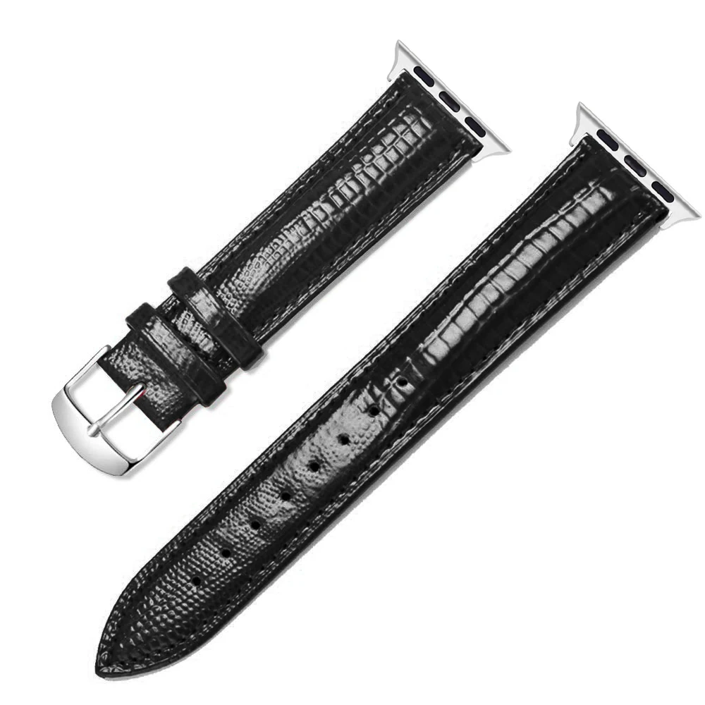 Ремешок из натуральной кожи для apple watch band 42 мм 44 сменный Браслет 4 5 38 40 iwatch
