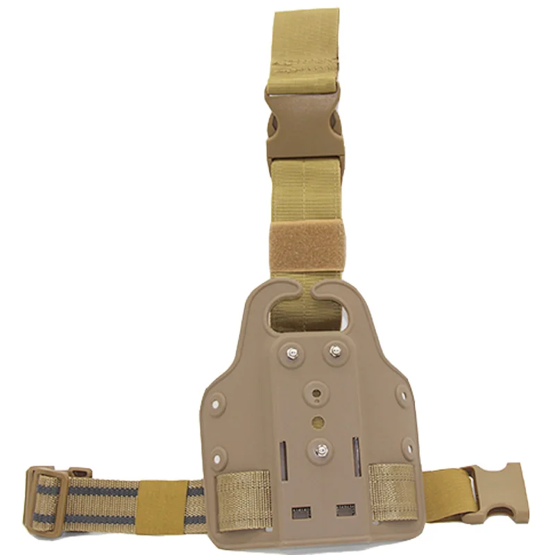 Sand Тактическая КАПЛЕВИДНАЯ кобура на ножках, платформа для Glock 17 19 Colt 1911 Beretta M9 Sig, кобура на бедро, весло, адаптер, аксессуары для охоты - Цвет: Sand