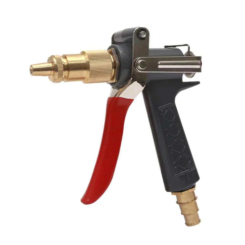 Car Washing High Pressure Water Spray Gun Copper Nozzle Garden Hose Pipe Lawn | Дом и сад