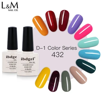 

ibdgel Gel Nail Polish Set 12 pcs Soak Off UV LED Nude Color Polish Manicure Nail Salon Varnish Kit Summer Color Gel Nail Polish