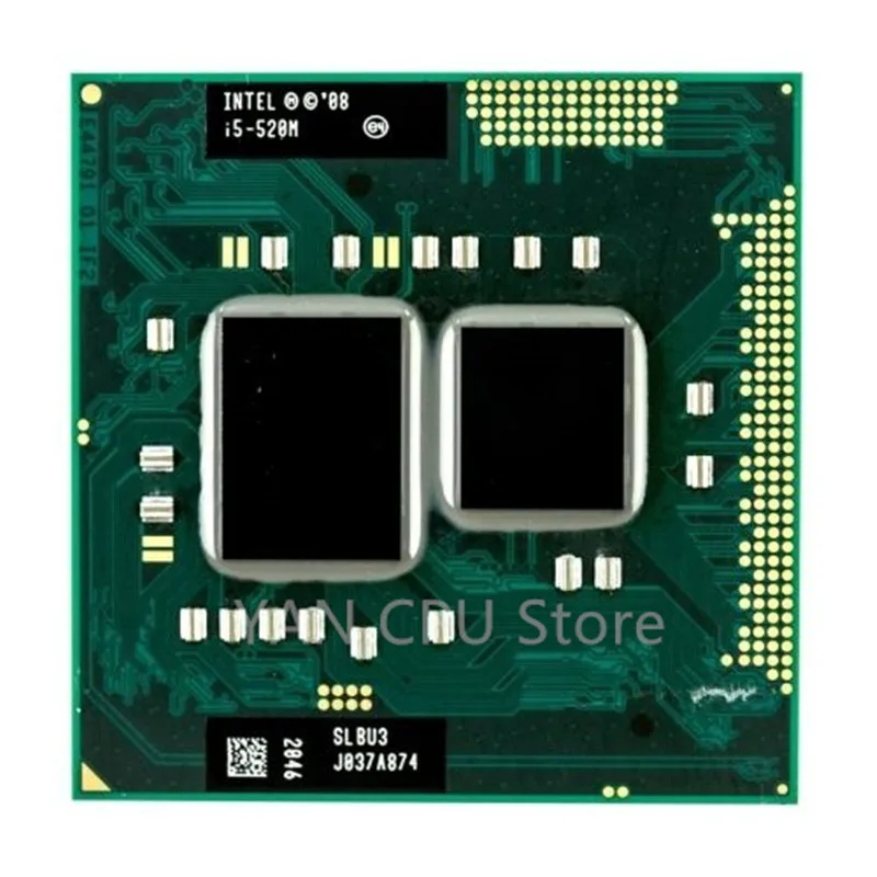 Ноутбук Feer shipping Intel Core i5-520M slкомпактный SLBU3 2 4 ГГц двухъядерный четырехпоточный