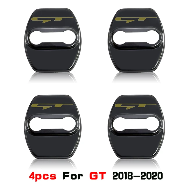 4pcs Auto-Styling Türschloss Abdeckung Auto Emblem Fit für Citroen C3 C3-XR  C4 C5 Zubehör Edelstahl Auto Styling - Türschloss Schutzabdeckung