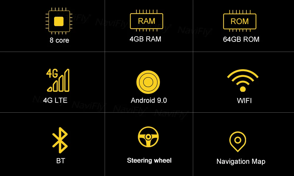 Excellent NaviFly IPS screen Android 7.1/9.0 car multimedia player for BMW X1 E84 2009-2015 with gps navigation Idrive Button WIFI BT 4G 7