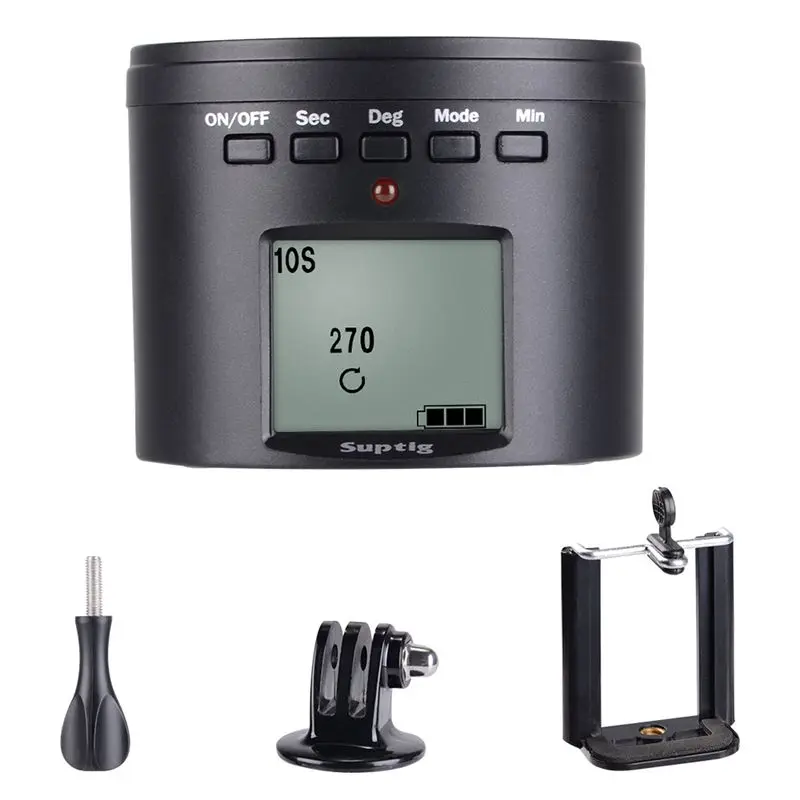 Package Smart Automatic Rotaty Gimbal Bracket Time Lapse Photography Delay Adapter For GoPro Hero 5 6 7 8 Black Max Mini SLR Stabilizer - Цвет: Package