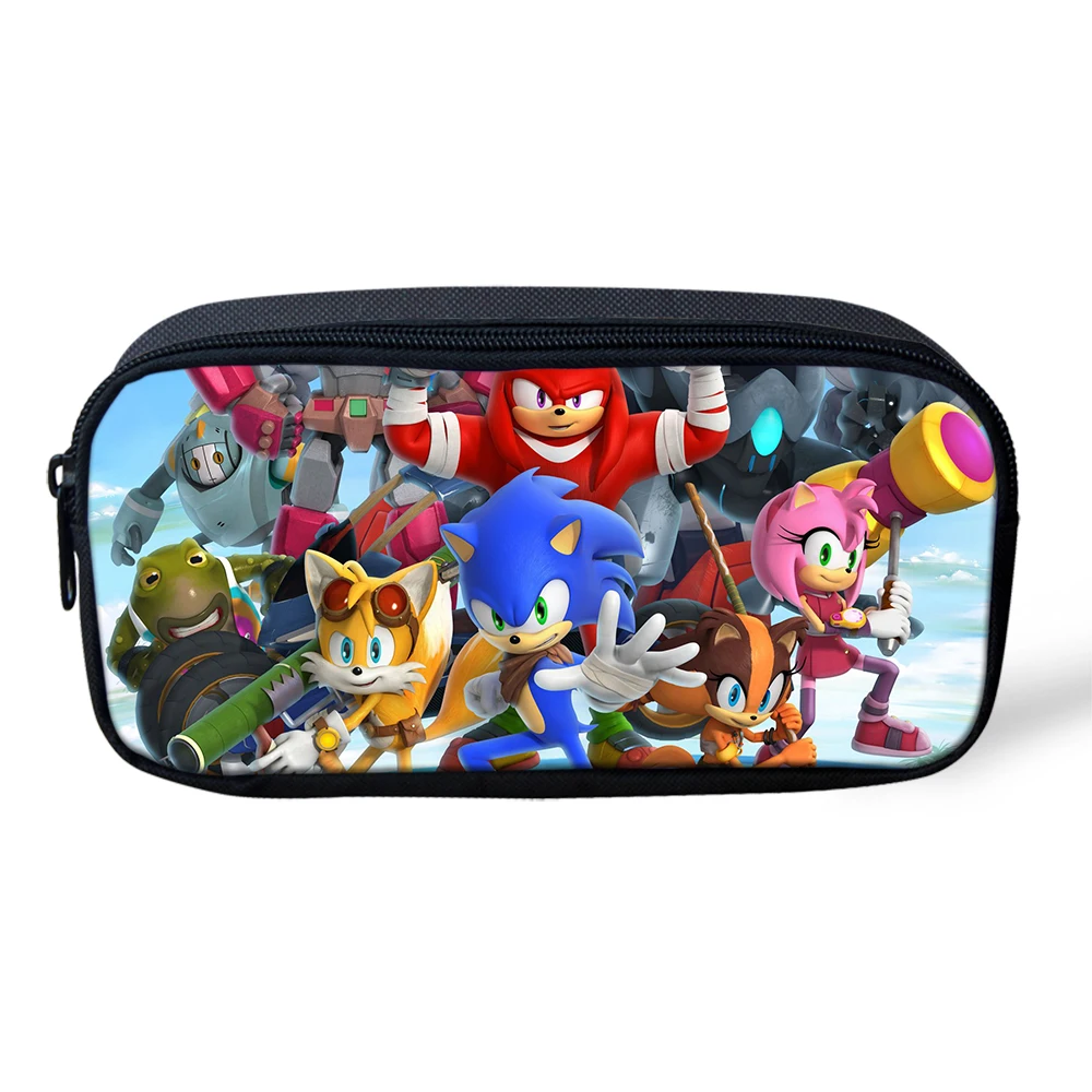 Sonic The Hedgehog, Студенческая сумка-карандаш для девочек и мальчиков-подростков, коробка для ручек и карандашей, детские школьные принадлежности, канцелярские принадлежности, коробка для хранения - Цвет: CDGX2061K