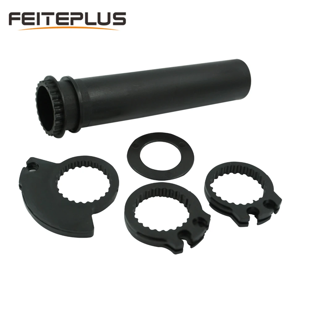 

Motorcycle Handlebar Throttle Core 7/8'' 22mm Handle Bar Grips Universal Oiler Throttle Black Nylon