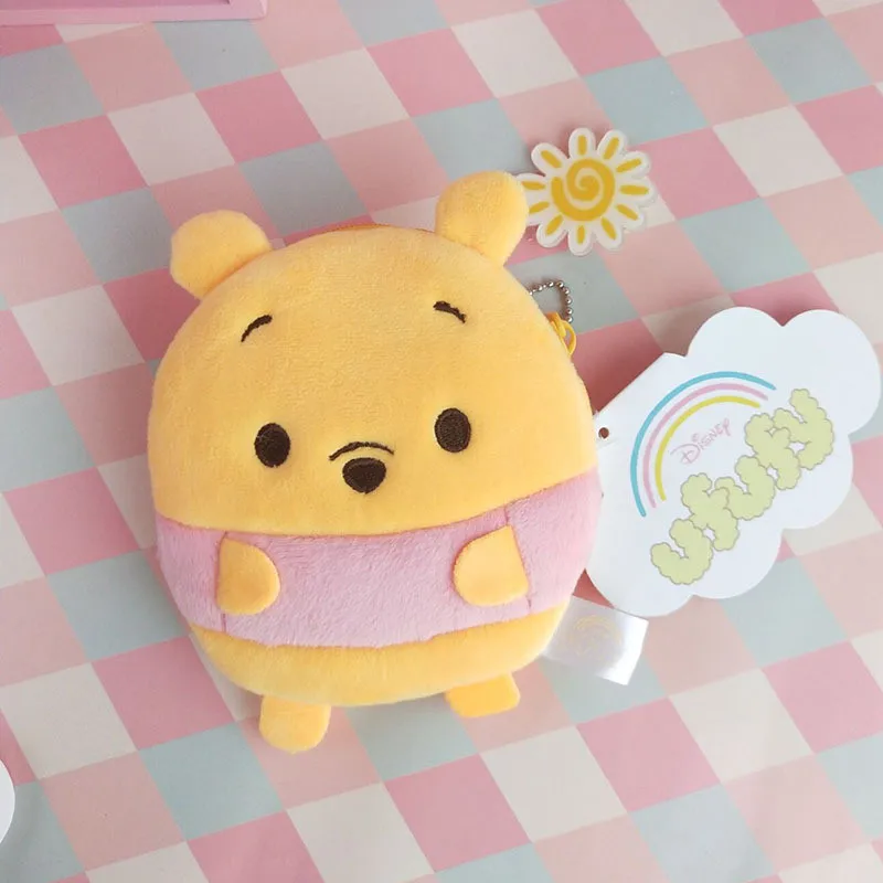 New Anime Cartoon  Plush Purse Wallet Black Cat Pikachu Mouse Bear Coal Seasame Street Anpanman Baikinman Mike Coin Bag (2)