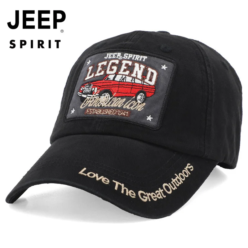 Мужская бейсболка Jeep, модная популярная Кепка с гусиным язычком, солнцезащитная Кепка для улицы, кепка для папы, Спортивная Кепка для