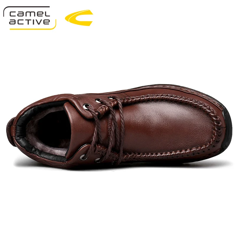 Camel Active, новинка, для спорта на открытом воздухе, с высоким берцем, кожа, походная обувь, мужская, водонепроницаемая, противоскользящая, дышащая, для альпинизма, треккинга