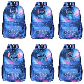 

Stitch Backpack Anime Backpack Cute Stitch Rucksack Hiking Backpack Laptop Backpack Daily Backpack Boys Girls School Bag for kid
