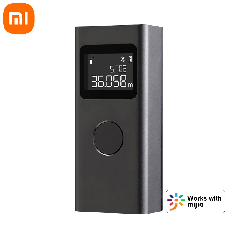 Умный лазерный дальномер Xiaomi Mijia высокоточный измеритель с ЖК-дисплеем и
