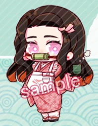 Аниме Demon Slayer: Kimetsu no Yaiba Kamado Nezuko Kamado Tanjirou Agatsuma Zenitsu фигурка Косплей модель акриловый брелок подвеска