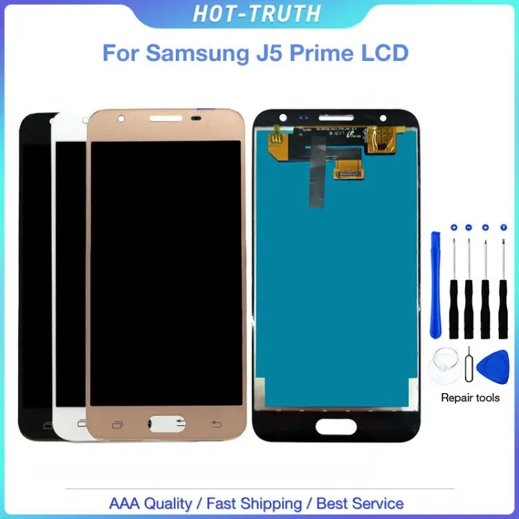 10 шт./лот ЖК дисплей для Samsung Galaxy J5 prime G570F G570 сенсорный экран с цифровым