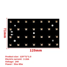 3535 led uv 365, 400, 365, 380 нм с алюминиевой пластиной