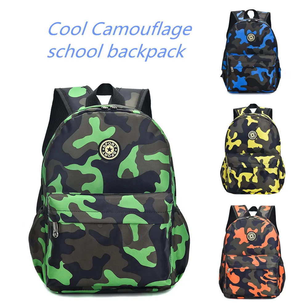 Kids Backpacks Nursery-Bag School-Bags Printed Kindergarten Girls Camouflage Cartoon