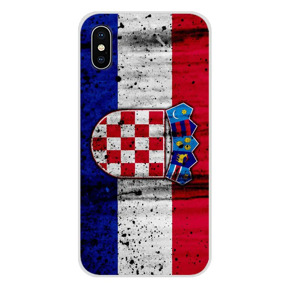 Аксессуары, чехлы для телефона, флаг Хорватии для Apple IPhone X XR XS 11Pro MAX 4S 5s 5C SE 6S 7 8 Plus ipod touch 5 6