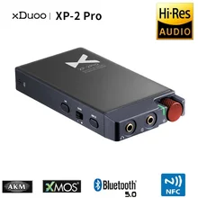 Newest XDUOO XP 2 Pro Portable HIFI DSD Decoder AK4452 LADC Bluetooth 5 0 Microphone Headphone Amplifier With USB DAC NFC