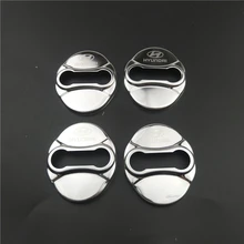 Автомобильный Стайлинг крышка замка автомобильной двери чехол для Solaris ix35 i20 i30 i40 HYUNDAI Tucson CRETA Santa fe стайлинга автомобилей