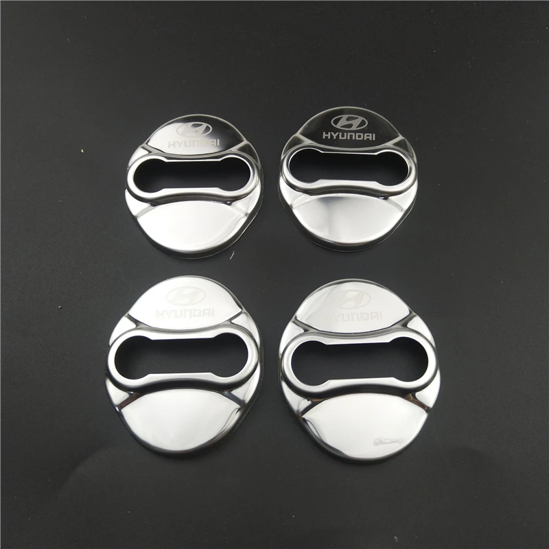 

Car Styling Auto door lock cover Case For Solaris ix35 i20 i30 i40 HYUNDAI Tucson CRETA Santa fe Car Styling