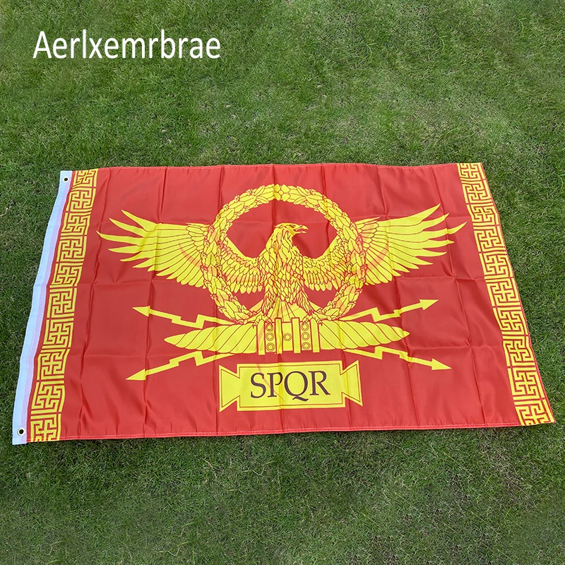 Флаг aerxemrbrae 150x90 см флаг Римской империи сената и людей римского происхождения
