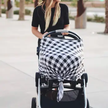 

Baby Stroller Accessories Muslin Blanket Car Seat Cover Sunshiled Sunshade Safety Basket Cart Cradle Cap Visor Sun Canopy