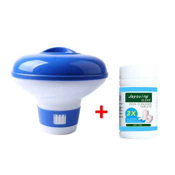 

100pcs Tablets Disinfection Pills Swimming Pool Chlorine Tablets Instant Effervescent Pipes Cleaning Floating Pool Dispenser