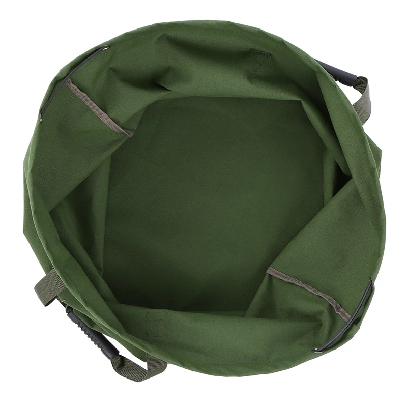 Portable Canvas Yard Waste Bag Garden Lawn Leaf Bags Containers Outdoor Carrier Bag Environmental Canvas Bag