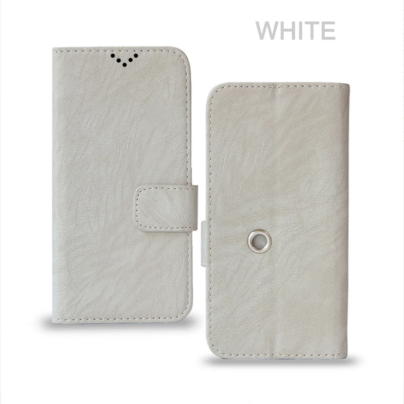 Роскошный кошелек чехол для телефона iTel A23 A22 Pro A16 Plus A16 A22 из искусственной кожи чехол-книжка для IUNI I1 U830 N1 чехол etui - Цвет: Белый