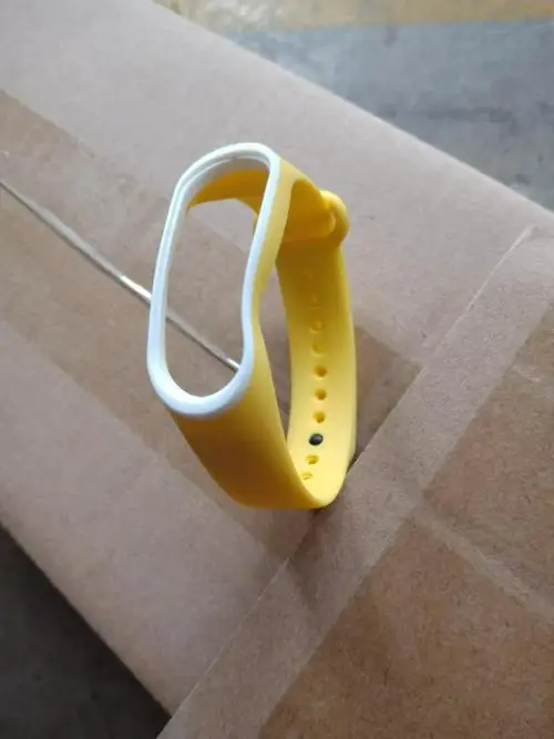 6 Bicolor mi xing для Xiaomi mi Band 3 аксессуары ремешок для браслета Замена ТПУ ремешок для Xiao mi 3 умный Браслет против потери - Цвет: 6