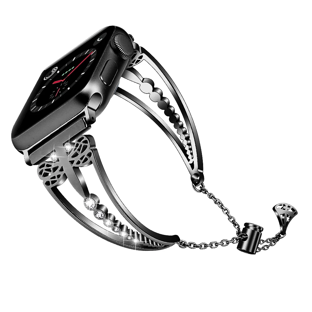 Joyozy модный браслет сменный ремешок для apple watch 3 ремешка 38 мм 40 мм 42 мм 44 мм металлический ремешок для часов apple watch 4
