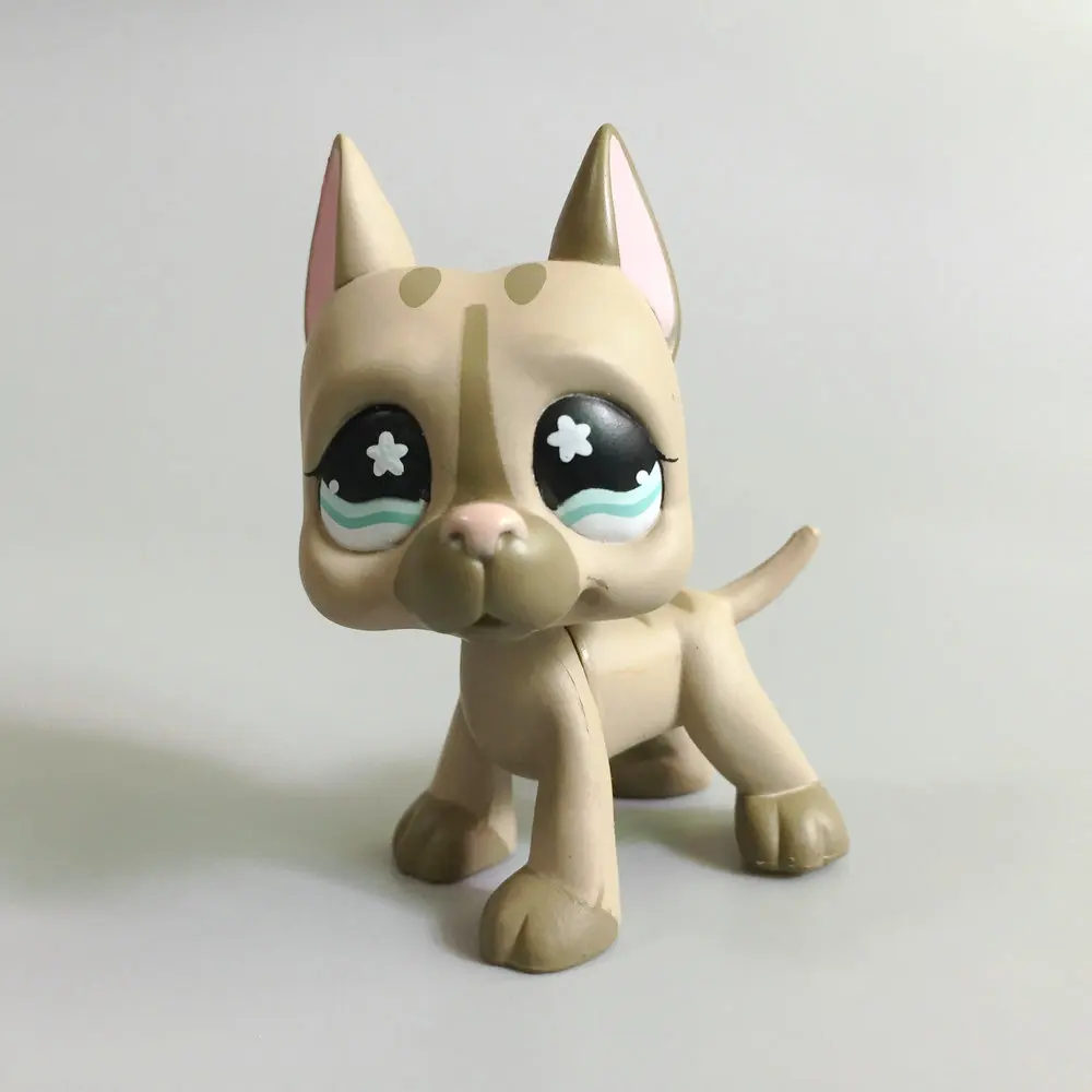 Littlest Animal Shop OOAK немецкий дог ручная роспись рисунок для ребенка игрушка подарок N2003