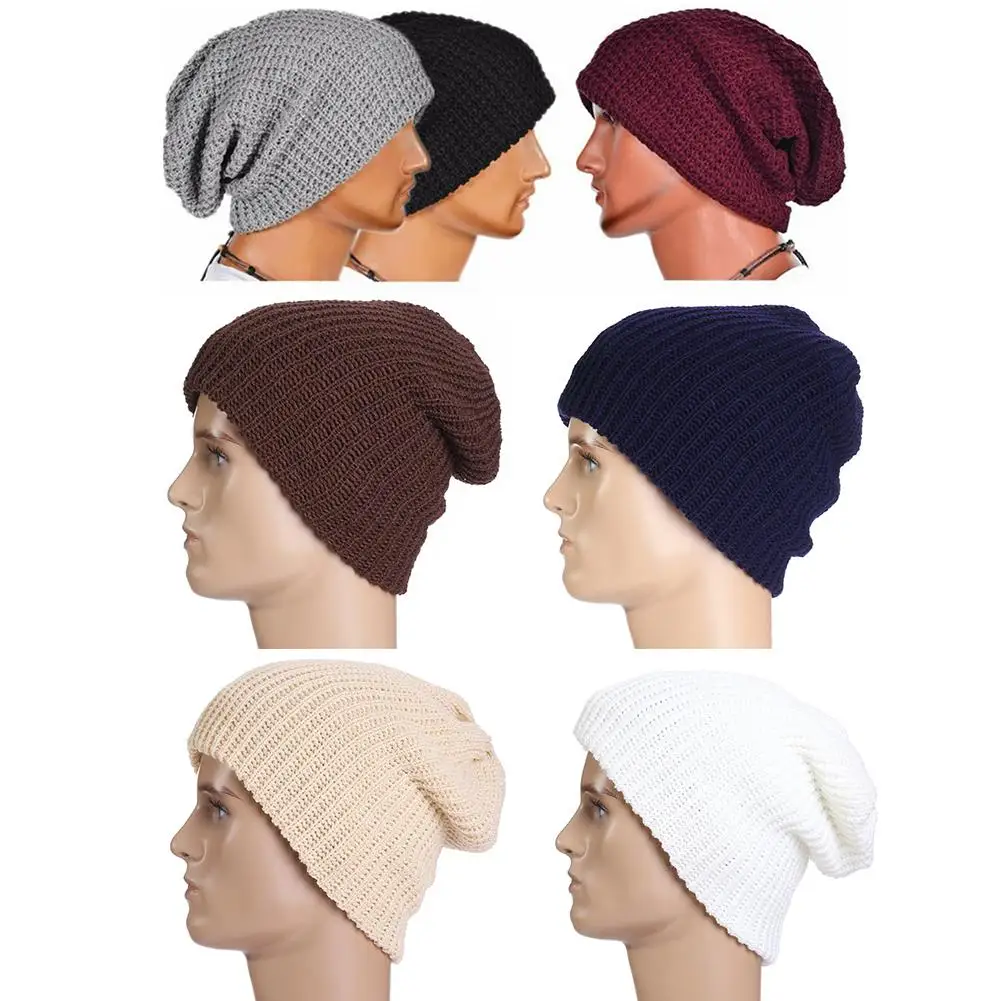 Women's Winter Knit Cap Men's Knit Cap Street Dance Cap Hat Knitted Woolen Hat Autumn Winter Outdoor Knit Cap Street Dance Head