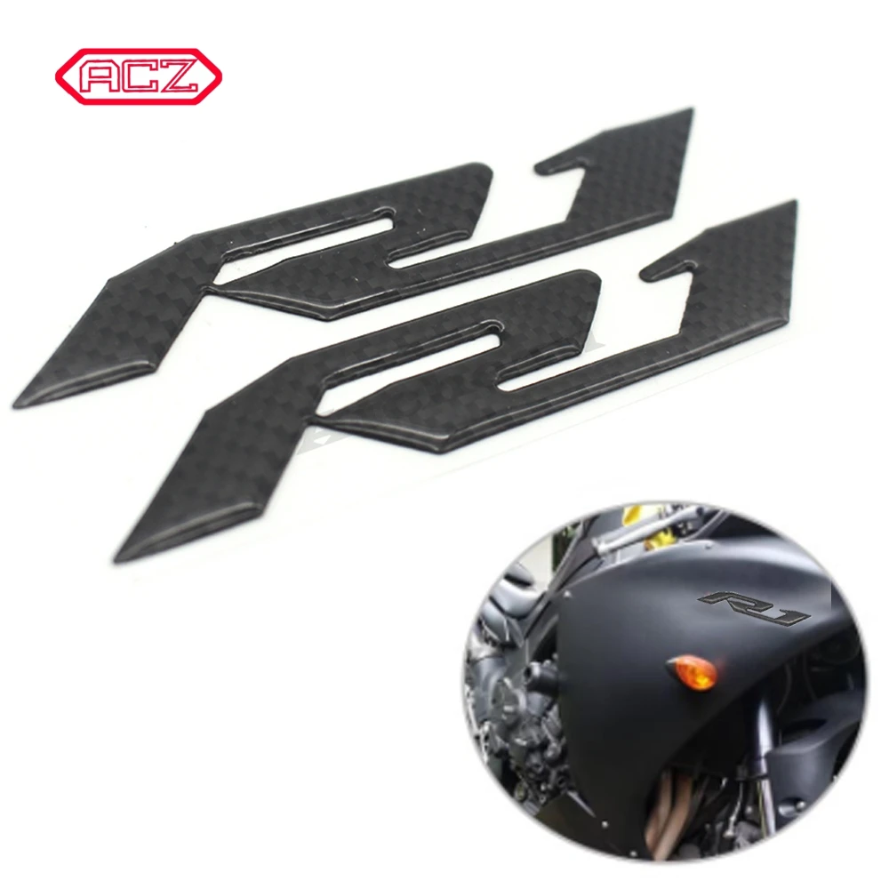 Мотоцикл 3D эмблема значок наклейка для Yamaha YZF R1 YZFR1 топливный бак наклейки