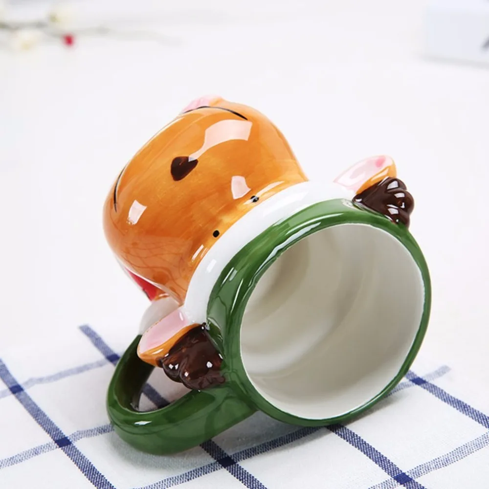 Christmas Ceramics Mug Cup Lovely 3D Animal Shape Milk Coffee Cup Innovative Cartoon Pattern Cup without 1 Christmas Ceramics Mug Cup Lovely 3D Animal Shape Milk Coffee Cup Innovative Cartoon Pattern Cup without 5