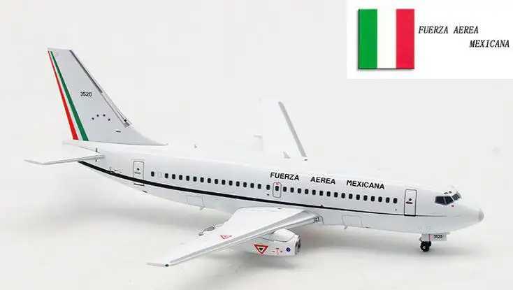 Inflight FUERZA AEREA MEXICANA BOEING 737-200 3520 1/200 литье под давлением модель самолета