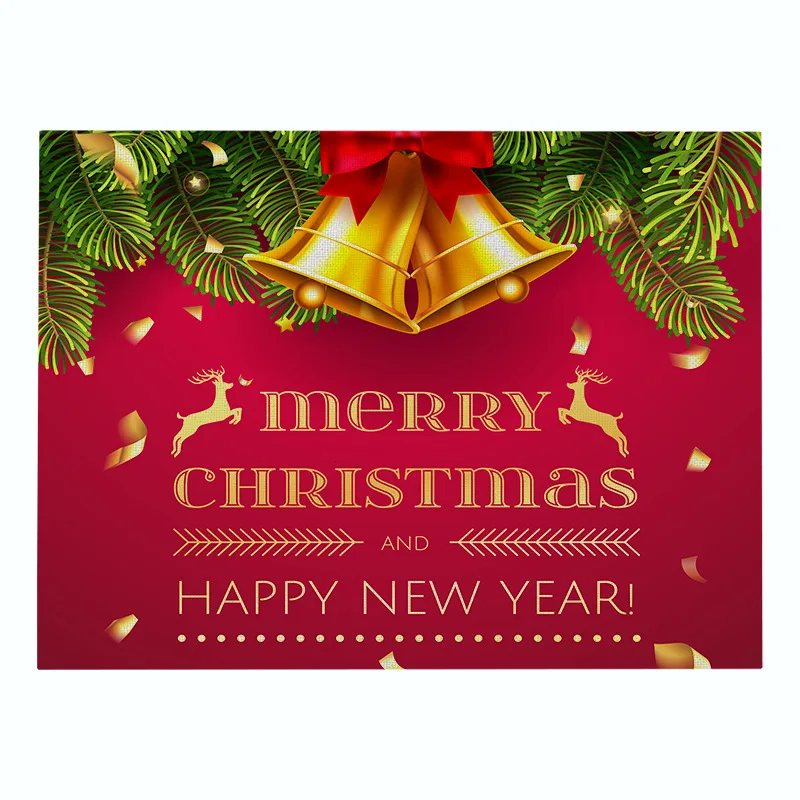 Elife Merry Christmas скатерти узор 42*32 см Лен красный снеговик украшения кухни Кофейня отель Декоративная скатерть