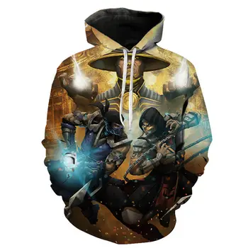 

2020 New Fashion Mortal Kombat 11 Hoodies Men Women Children 3D Print Cool Game Sweatshirt Clothes Casual Hoody Sudaderas Hoodie
