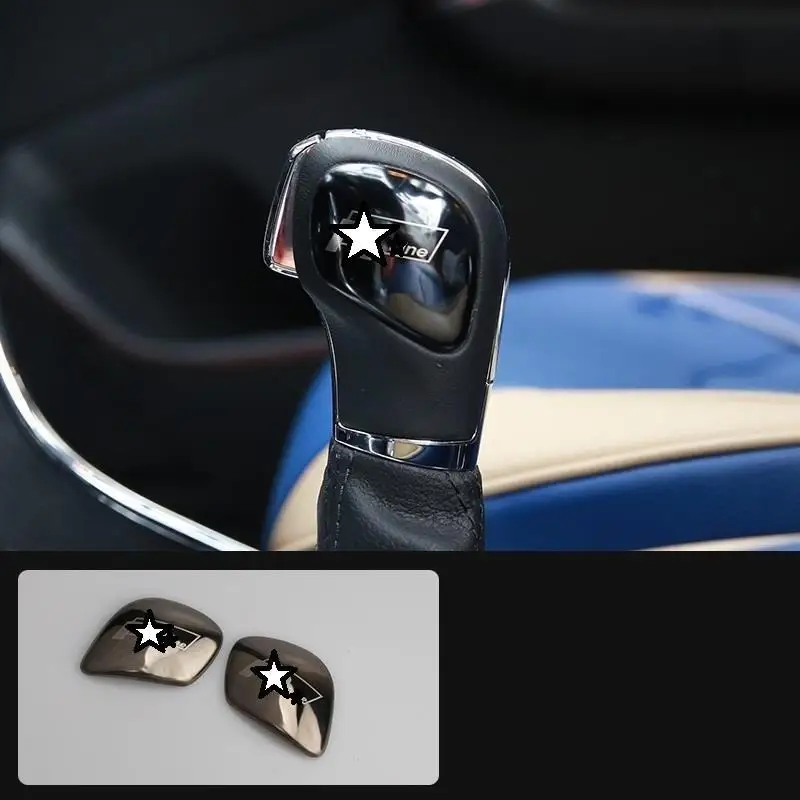 Автомобильная коробка передач для интерьера, хромированная автомобильная молдинги для украшения, аксессуары, модификация протектора 18 19 для Volkswagen Magotan - Название цвета: Version A