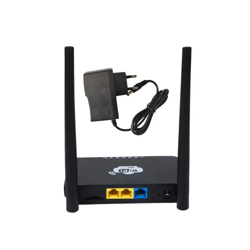 ЕС США беспроводной CPE 3g 4G Wifi маршрутизатор Портативный шлюз FDD LTE WCDMAGlobal разблокировка внешних антенн слот для sim-карты WAN/LAN порт - Color: EU-BK