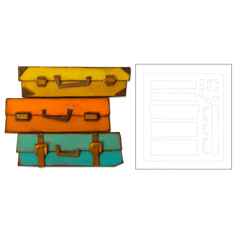 

2020 New Hot Box Metal Cutting Dies Scrapbooking Paper Trunk Card Making and Stencils For 3D Foil Die Cut Crafts Sets No Stamp