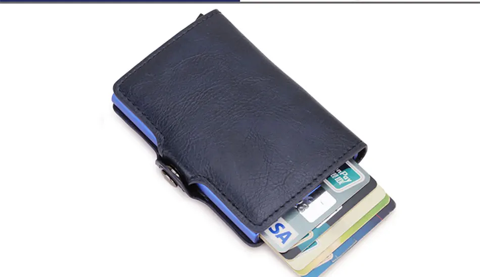 DIENQI углеродное волокно Анти Rfid держатели кредитных карт минималистичные кошельки Чехол для мужчин тонкий кожаный бизнес-держатель для банковской карты Карманный Кошелек