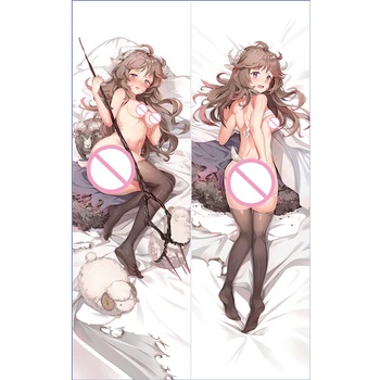 

MMF Feb. 2020 update yjafjalla arknights anime Character sexy girl skyfire Dakimakura mostima body pillow cover ansel Pillowcase