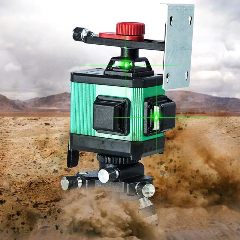 

8-Line Green Light 3D Laser Level 360 Rotation Self-Leveling Glare Laser Wall Meter Waterproof Infrared Laser Line Level