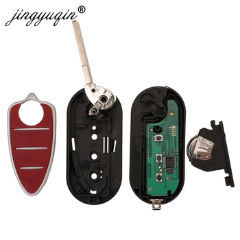 Keyforkess telecomando Flip 3 pulsanti portachiavi Auto per Alfa Romeo Mito 2008-2015 Giulietta 2010-2016 433Mhz chiedere ID46-7946 chiavi automatiche 4 Keyforkess telecomando Flip 3 pulsanti portachiavi Auto per Alfa Romeo Mito 2008-2015 Giulietta 2010-2016 433Mhz chiedere ID46-7946 chiavi automatiche - Jingyuqin telecomando Flip 3 pulsanti portachiavi Auto per Alfa Romeo Mito 2008 2015 Giulietta 2010